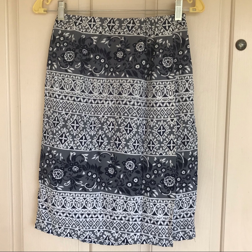 Adorable Patterned Wrap Skirt